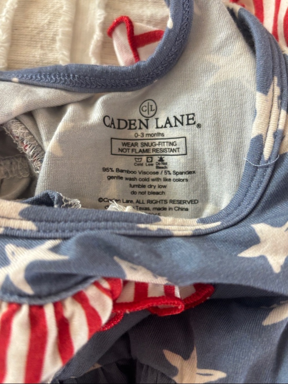 Caden Lane 4th of July Onesie - Picture 2 of 3